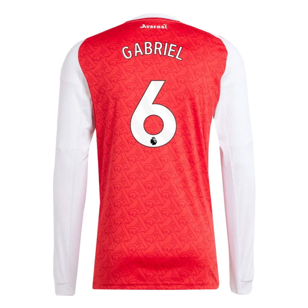 adidas 2025-26 Arsenal Men's Stadium Home Long-Sleeve Soccer Jersey