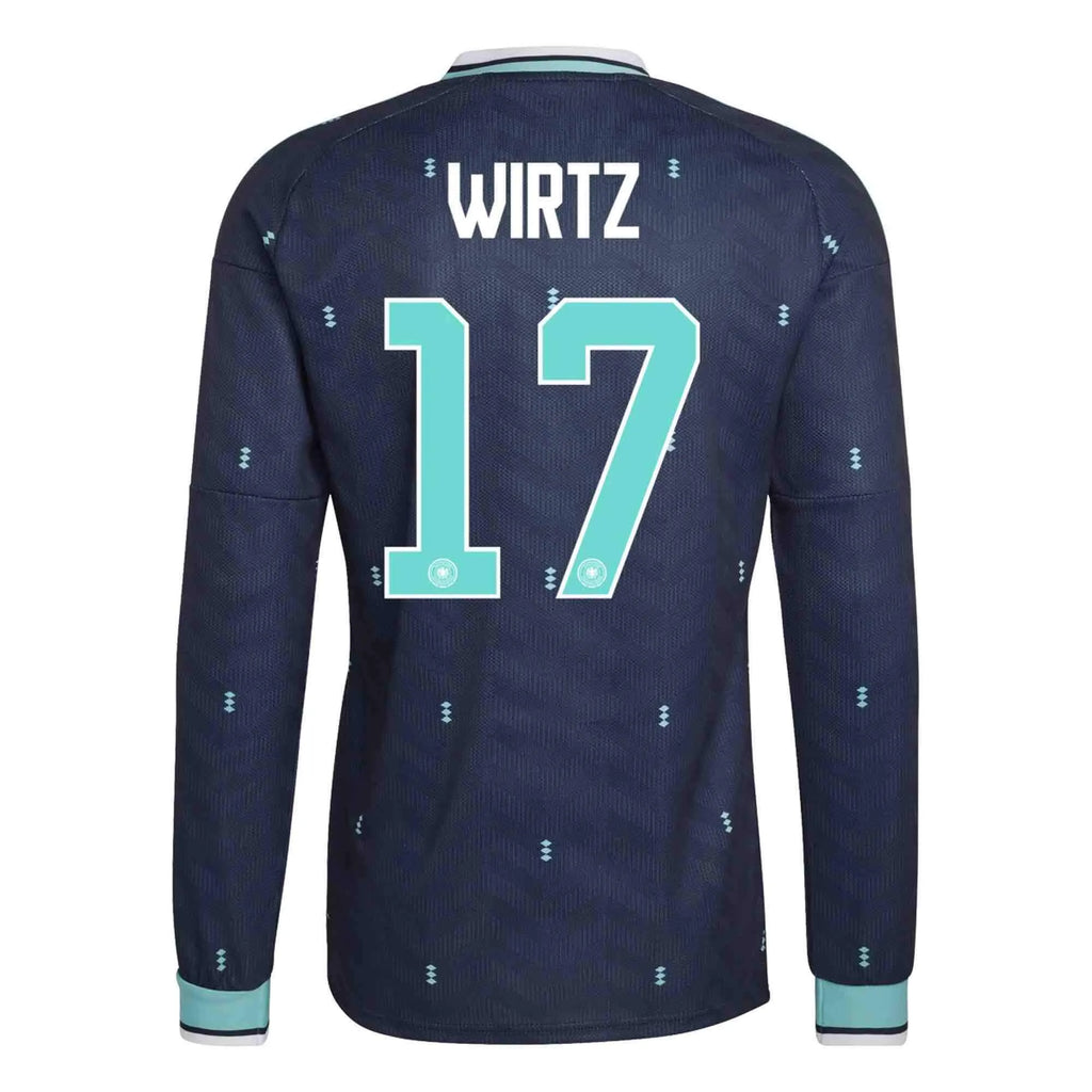 adidas 2026 Germany Men's Authentic Away Long-Sleeve Soccer Jersey