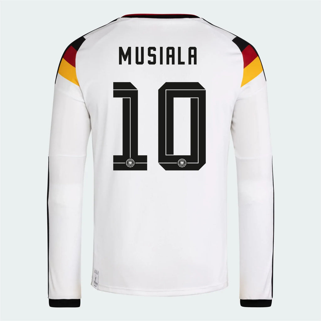 adidas 2026 Germany Men's Stadium Home Long-Sleeve Soccer Jersey