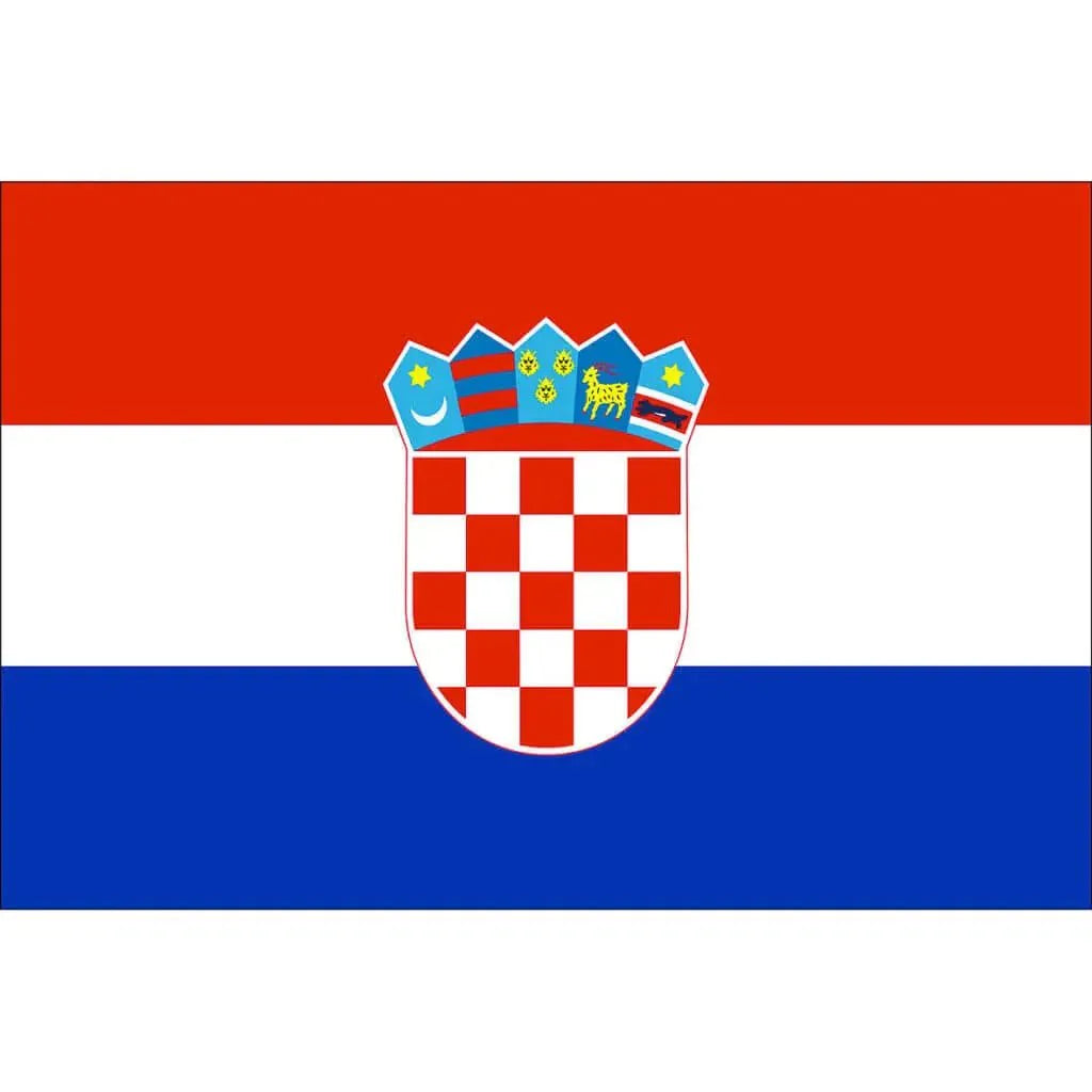 3x5 Country Flag - Croatia