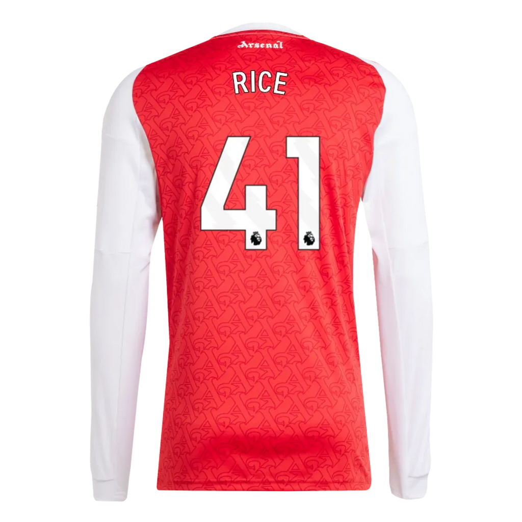 adidas 2025-26 Arsenal Men's Stadium Home Long-Sleeve Soccer Jersey