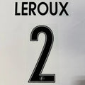 Angel City 2023- Away Leroux #2 Jersey Name Set