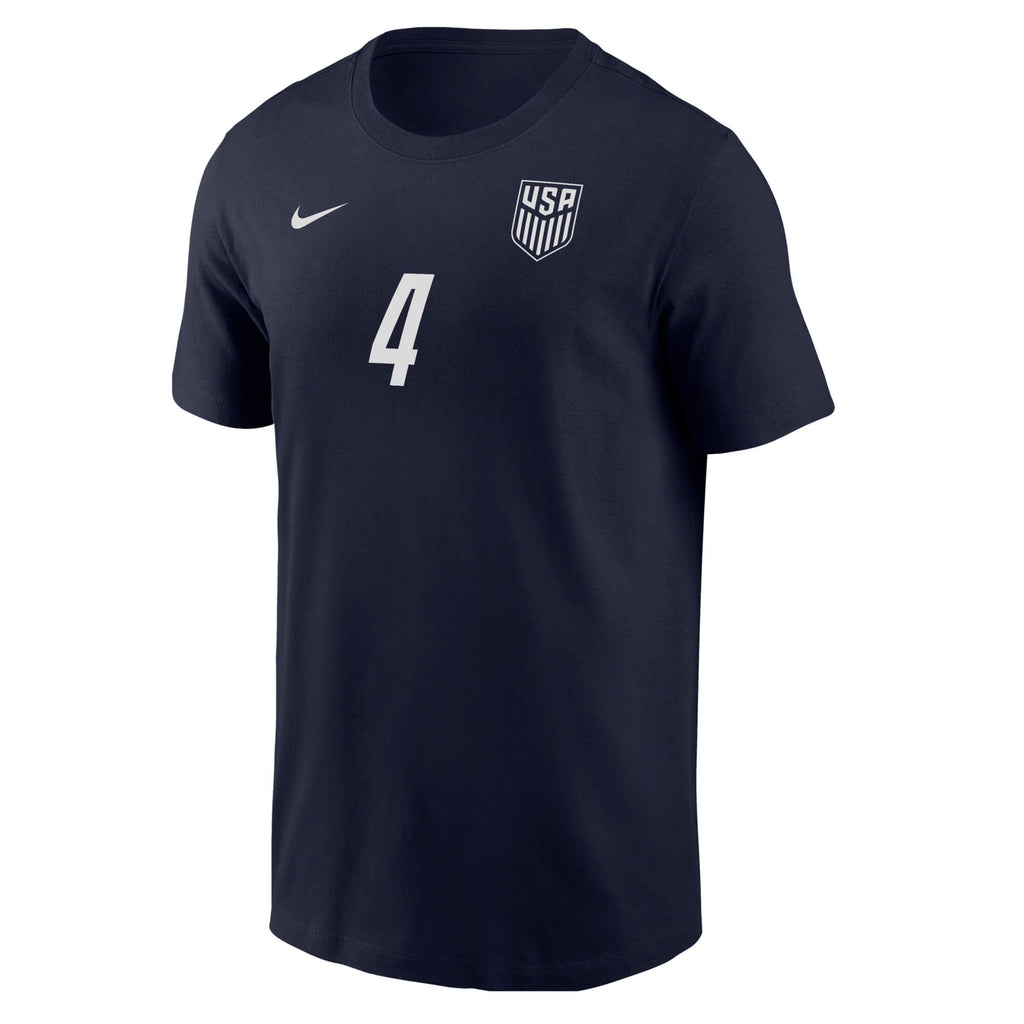 Nike 2026 USMNT Men's Core Adams #4 Tee