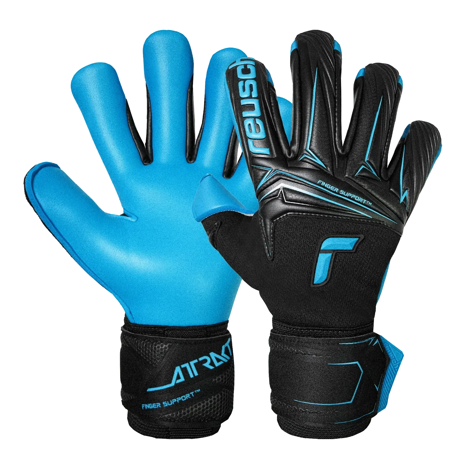 Reusch Attrakt Aqua Finger Support Goalkeeper Gloves