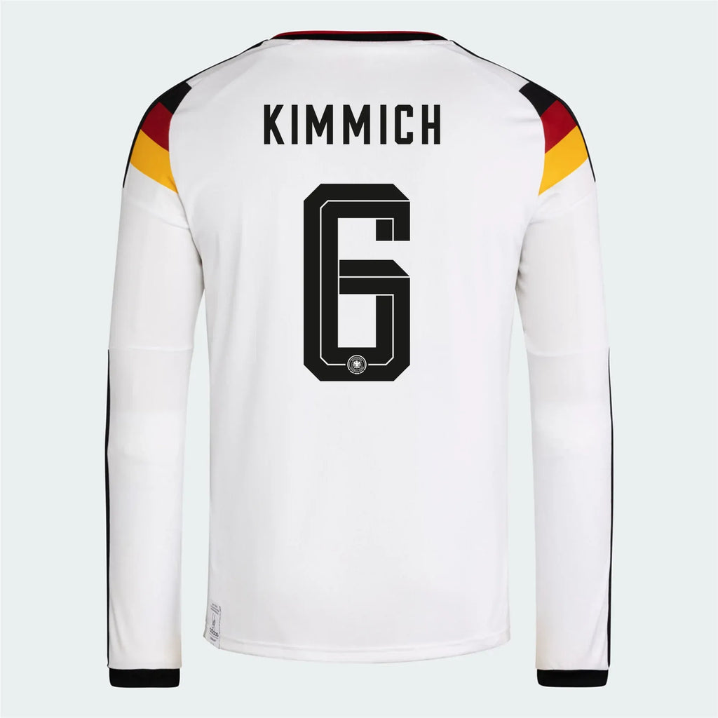 adidas 2026 Germany Men's Stadium Home Long-Sleeve Soccer Jersey