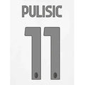 AC Milan 2023/24 Away Pulisic #11 Jersey Name Set