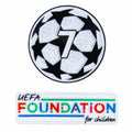 AC Milan 2024-25 UCL Starball 7 Times Winner + UEFA Foundation Patch Set (Youth)