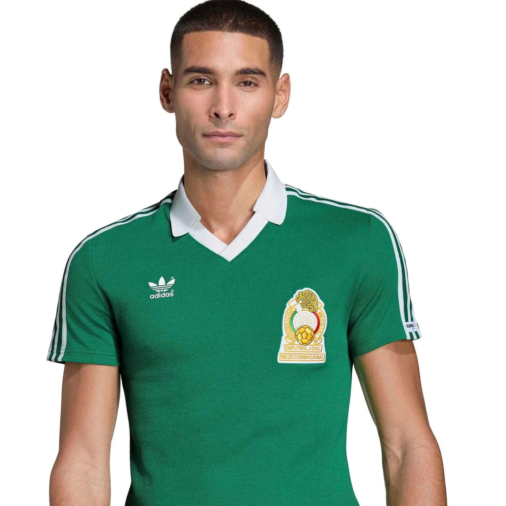 adidas 1986 Mexico Men's Retro Stadium Home Soccer Jersey