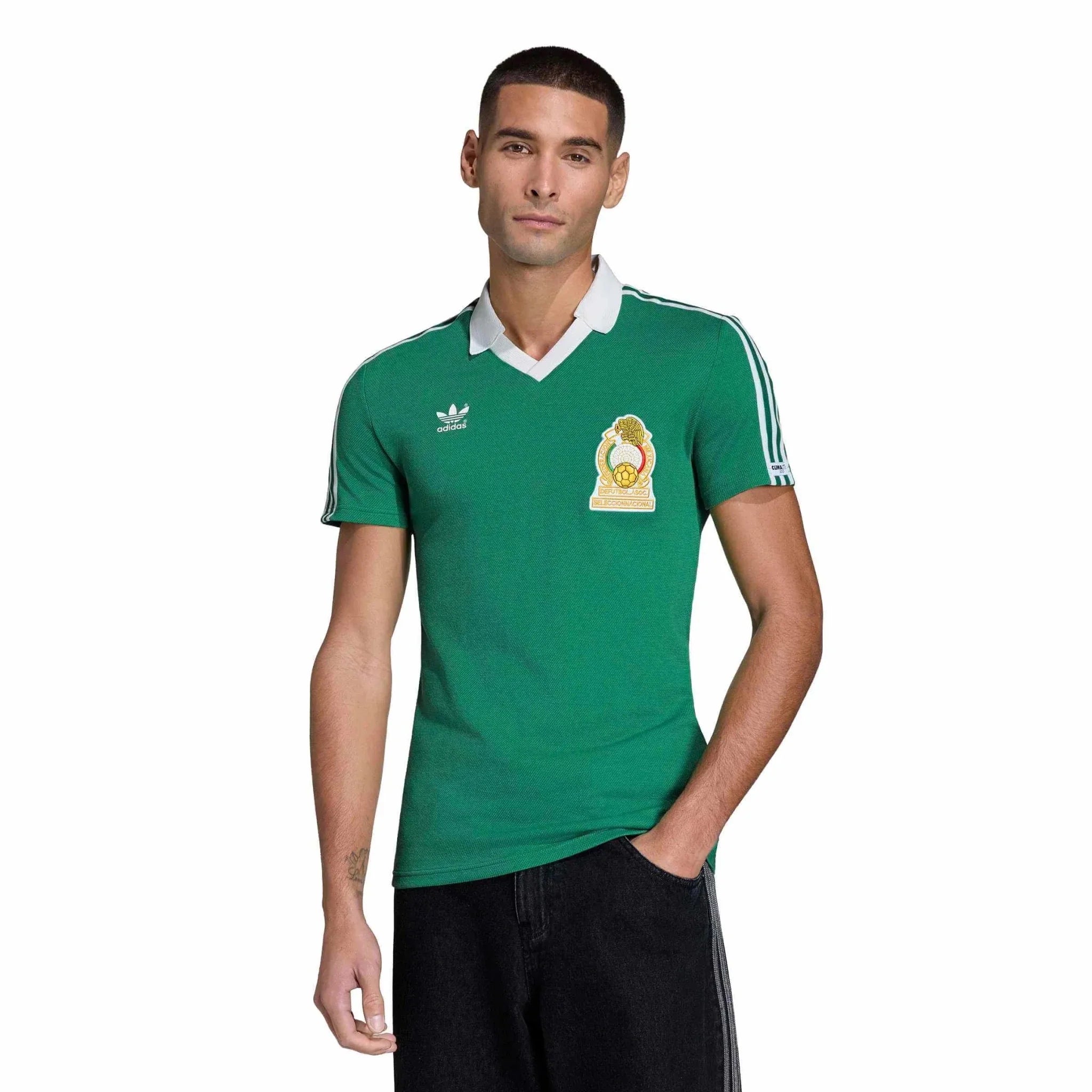 adidas 1986 Mexico Men's Retro Stadium Home Soccer Jersey