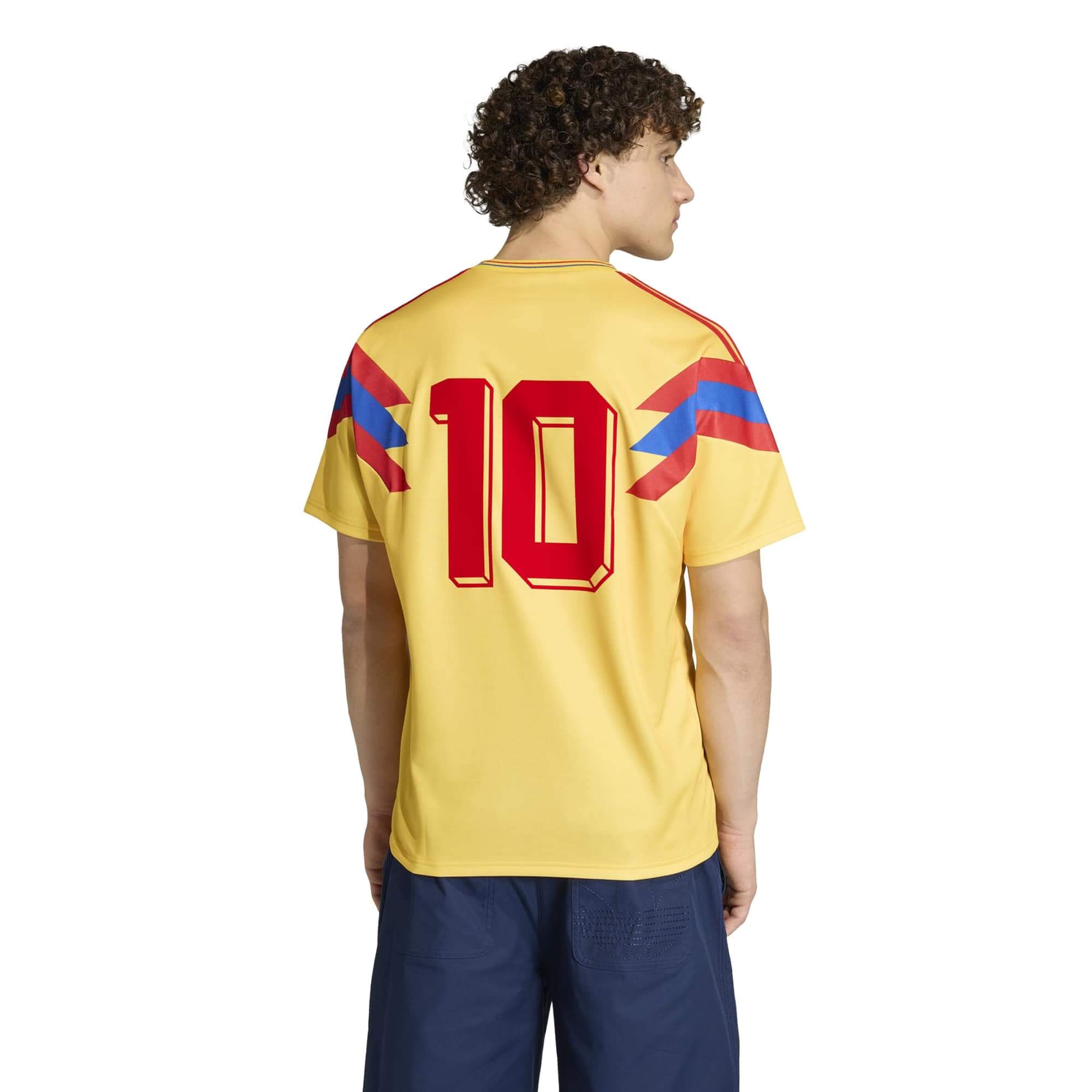 adidas 1990 Colombia Men's Retro Stadium Away Soccer Jersey