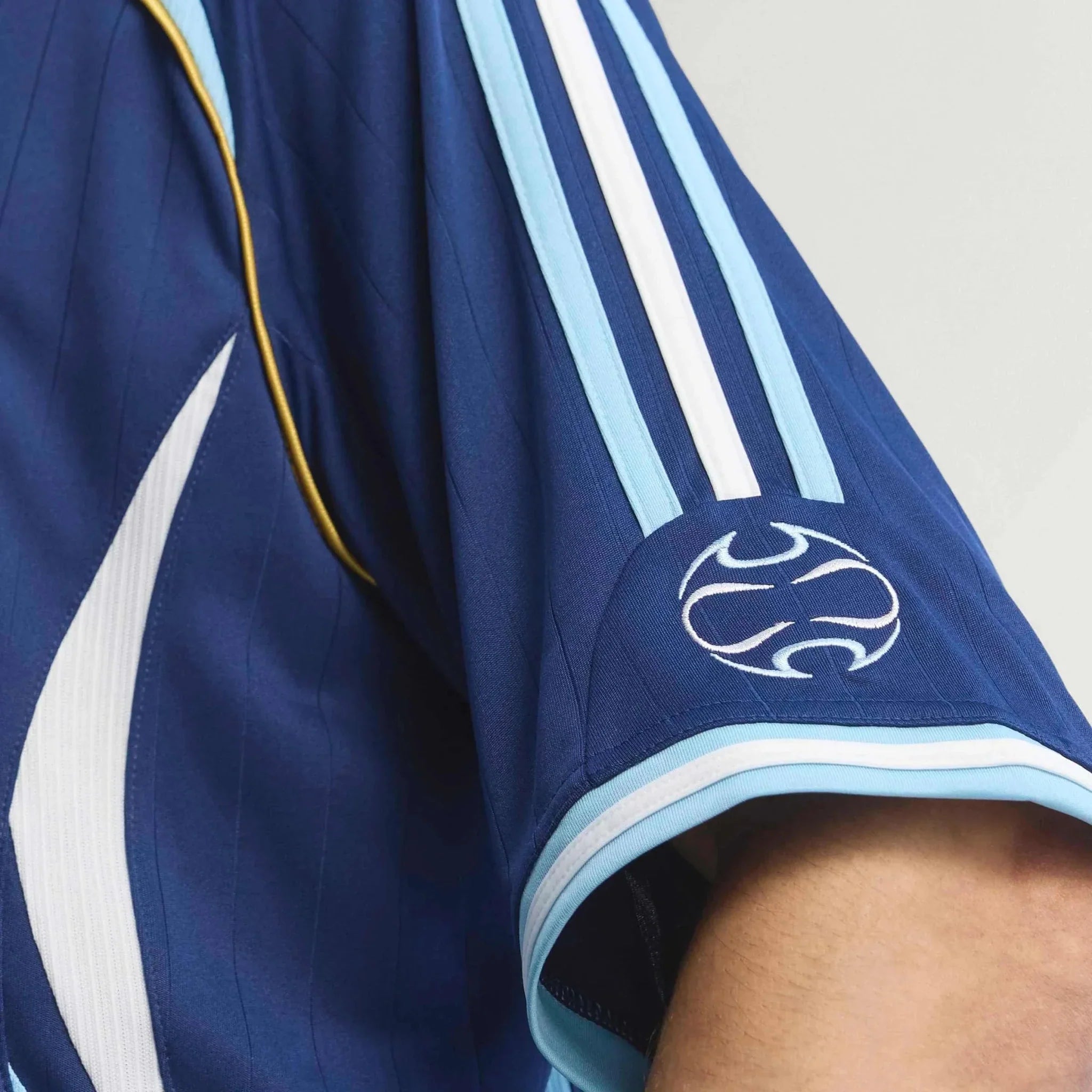adidas 2006 Argentina Men's Retro Stadium Away Soccer Jersey