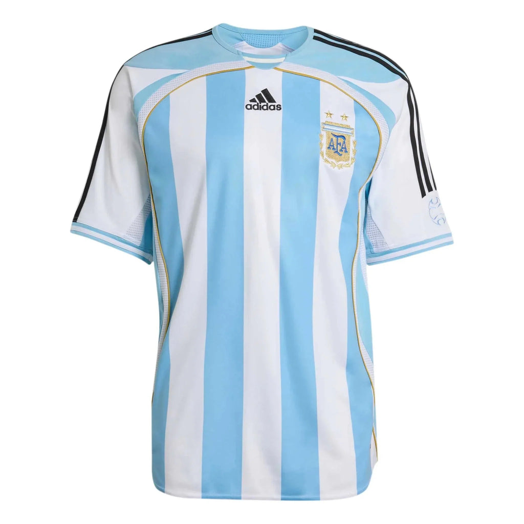 adidas 2006 Argentina Men's Retro Stadium Home Soccer Jersey