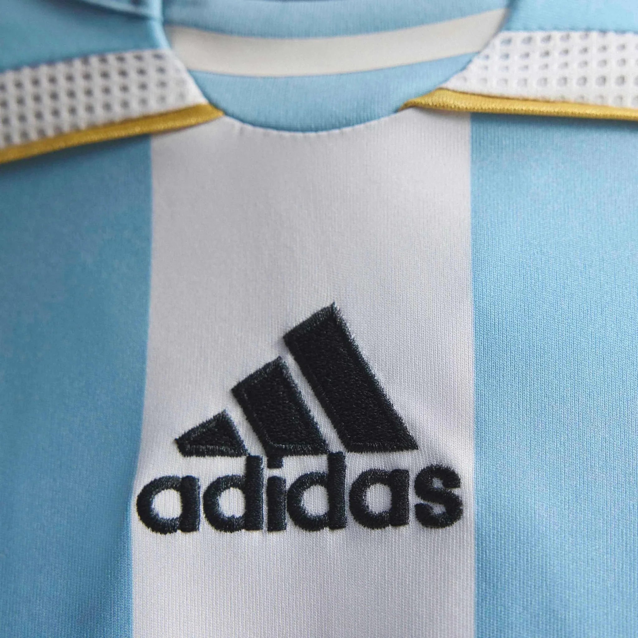 adidas 2006 Argentina Men's Retro Stadium Home Soccer Jersey