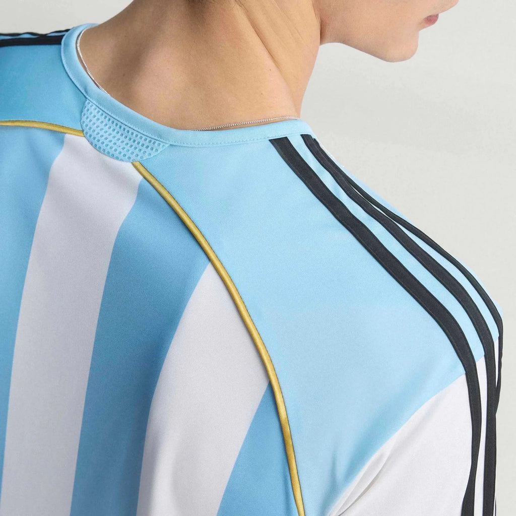 adidas 2006 Argentina Men's Retro Stadium Home Soccer Jersey