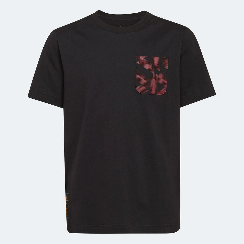adidas 2022-23 Germany Youth Tee - Black