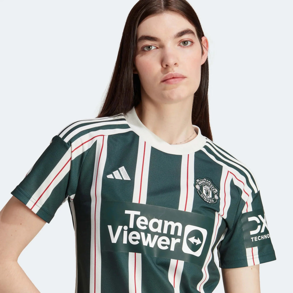 adidas 2023-24 Manchester United Women's Stadium Away Jersey