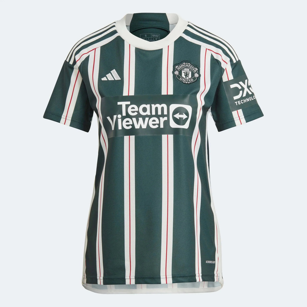 adidas 2023-24 Manchester United Women's Stadium Away Jersey