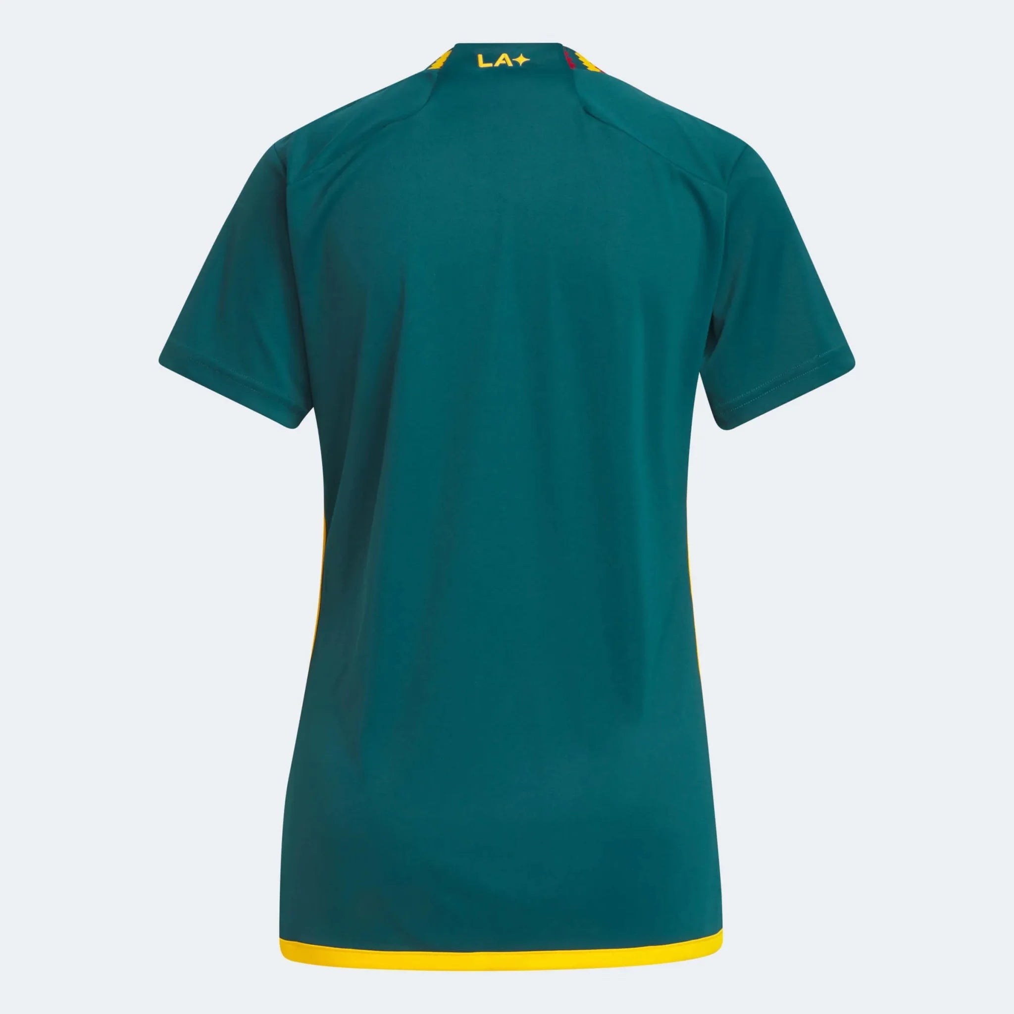 adidas 2023-25 LA Galaxy Women's Away Jersey - Mystery Green-Team Gold