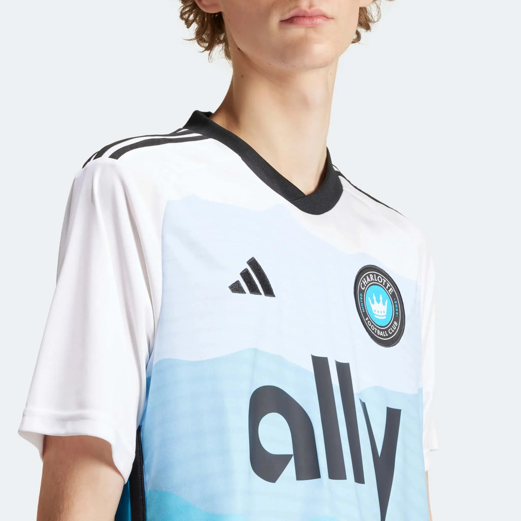 adidas 2024-25 Charlotte FC Men's Stadium Home Jersey