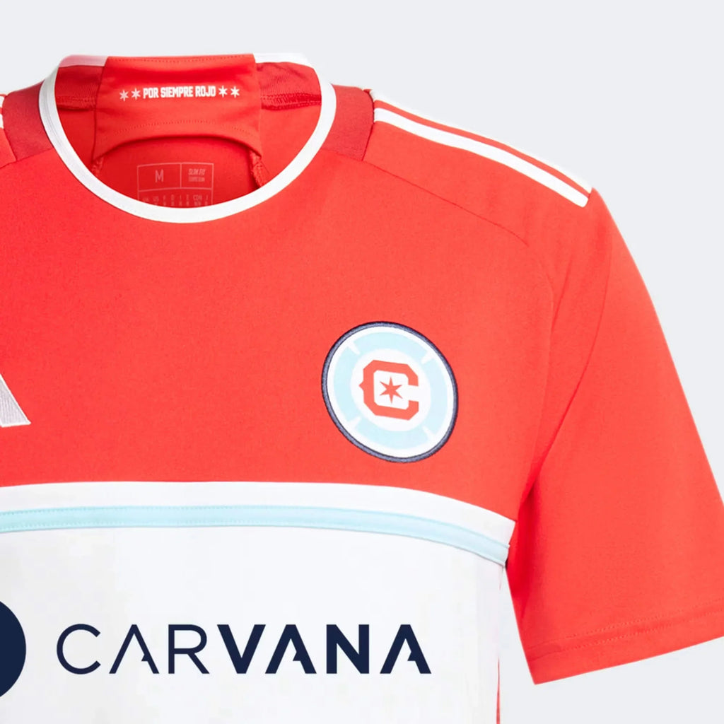 adidas 2024-25 Chicago Fire Men's Stadium Home Jersey