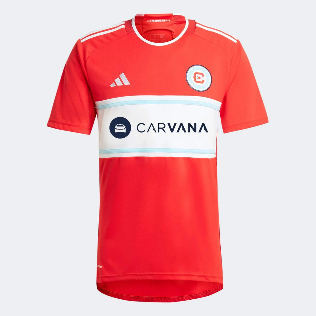 adidas 2024-25 Chicago Fire Men's Stadium Home Jersey