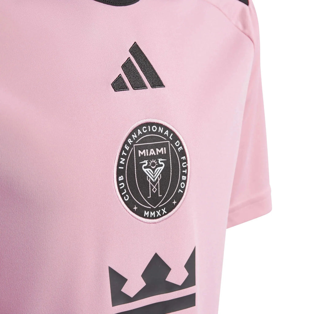 adidas 2024-25 Inter Miami Youth Messi #10 Stadium Home Jersey