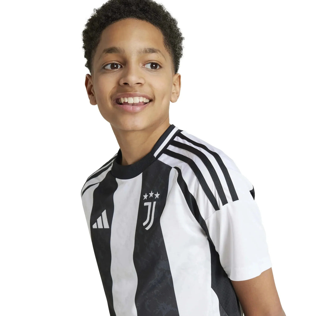 adidas 2024-25 Juventus Youth Stadium Home Jersey
