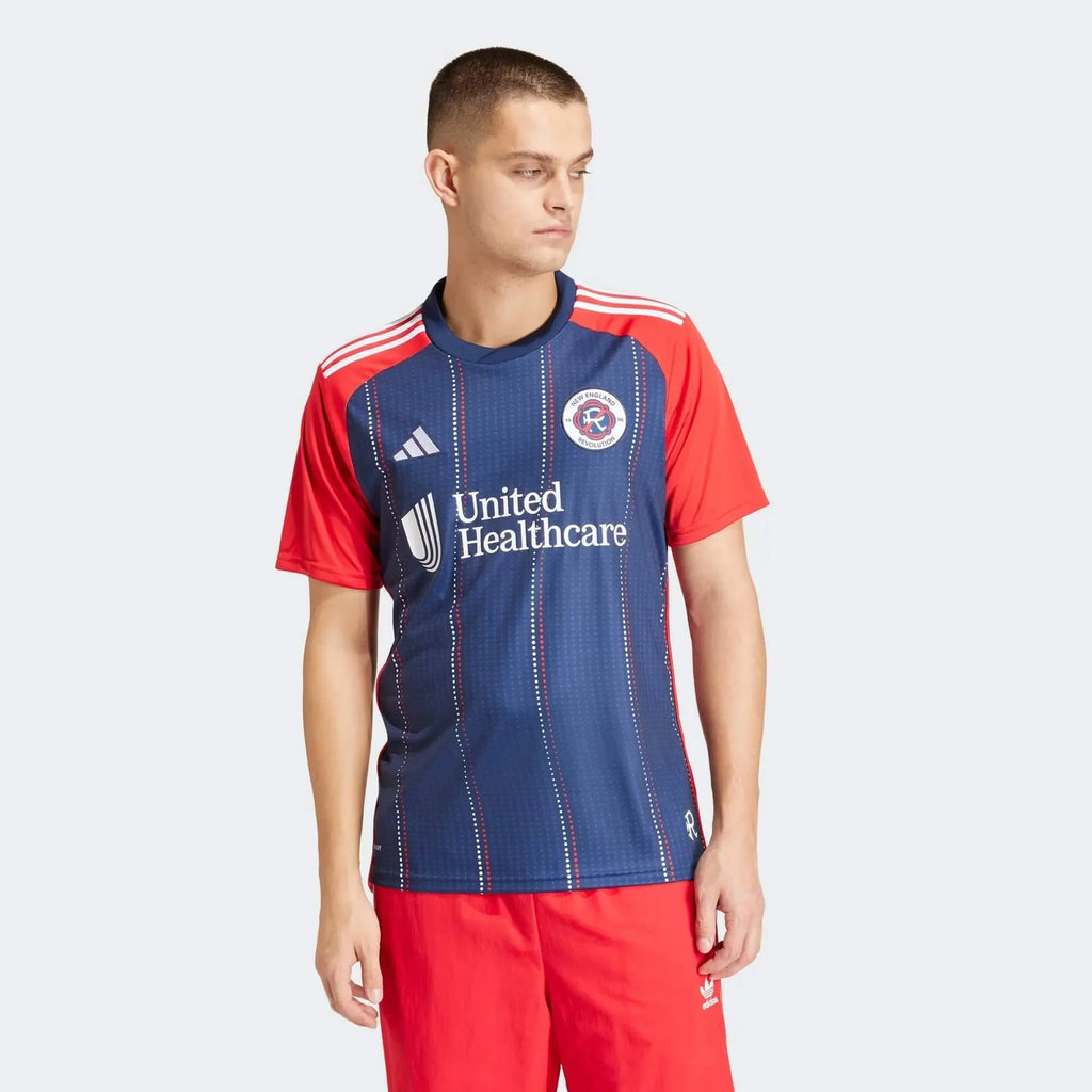 adidas 2024-25 New England Revolution Men's Stadium Home Jersey