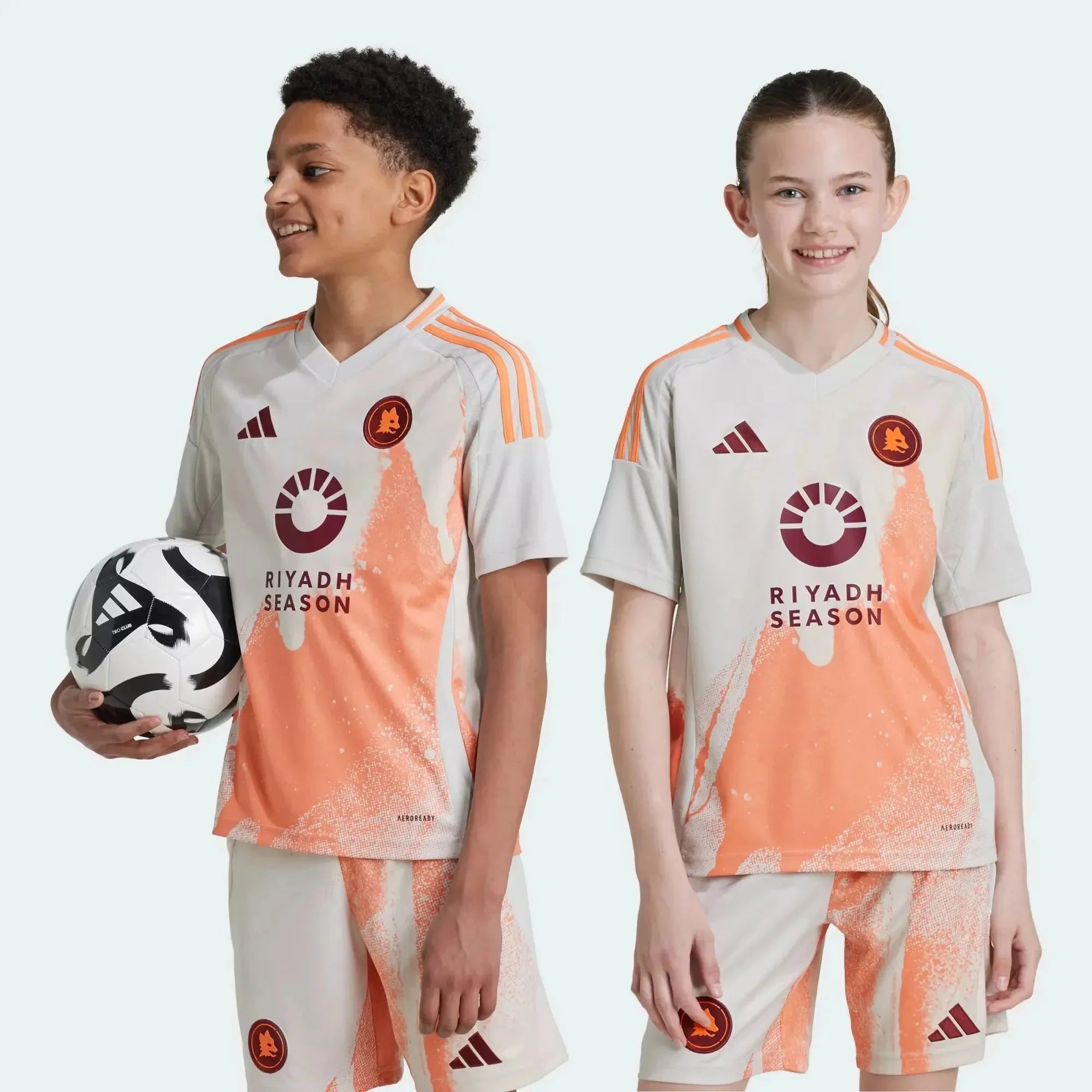 adidas 2024-25 Roma Youth Stadium Away Jersey
