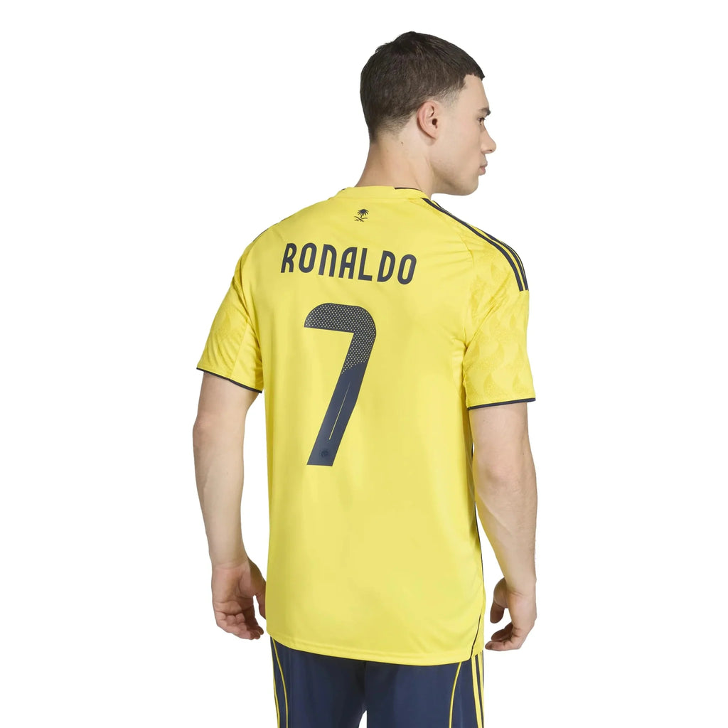 adidas 2025-26 Al Nassr Men's Stadium Home Ronaldo #7 Soccer Jersey