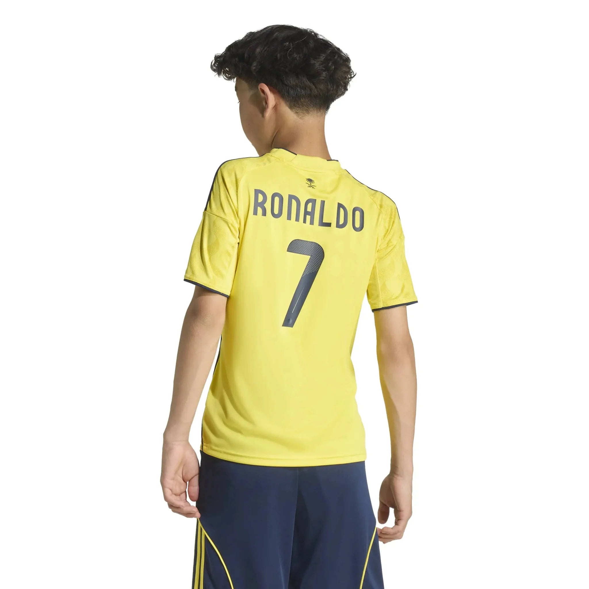 adidas 2025-26 Al Nassr Youth Stadium Home Ronaldo #7 Soccer Jersey