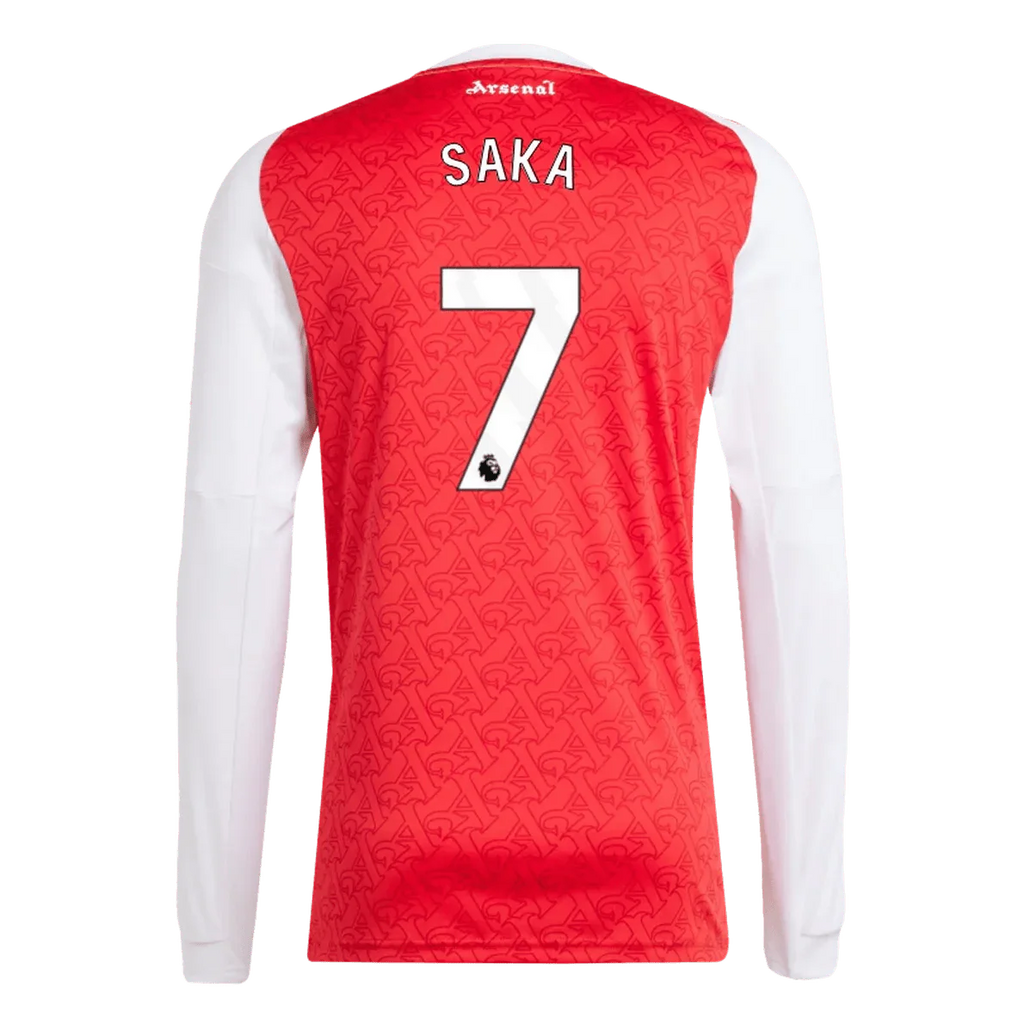 adidas 2025-26 Arsenal Youth Stadium Home Long-Sleeve Soccer Jersey