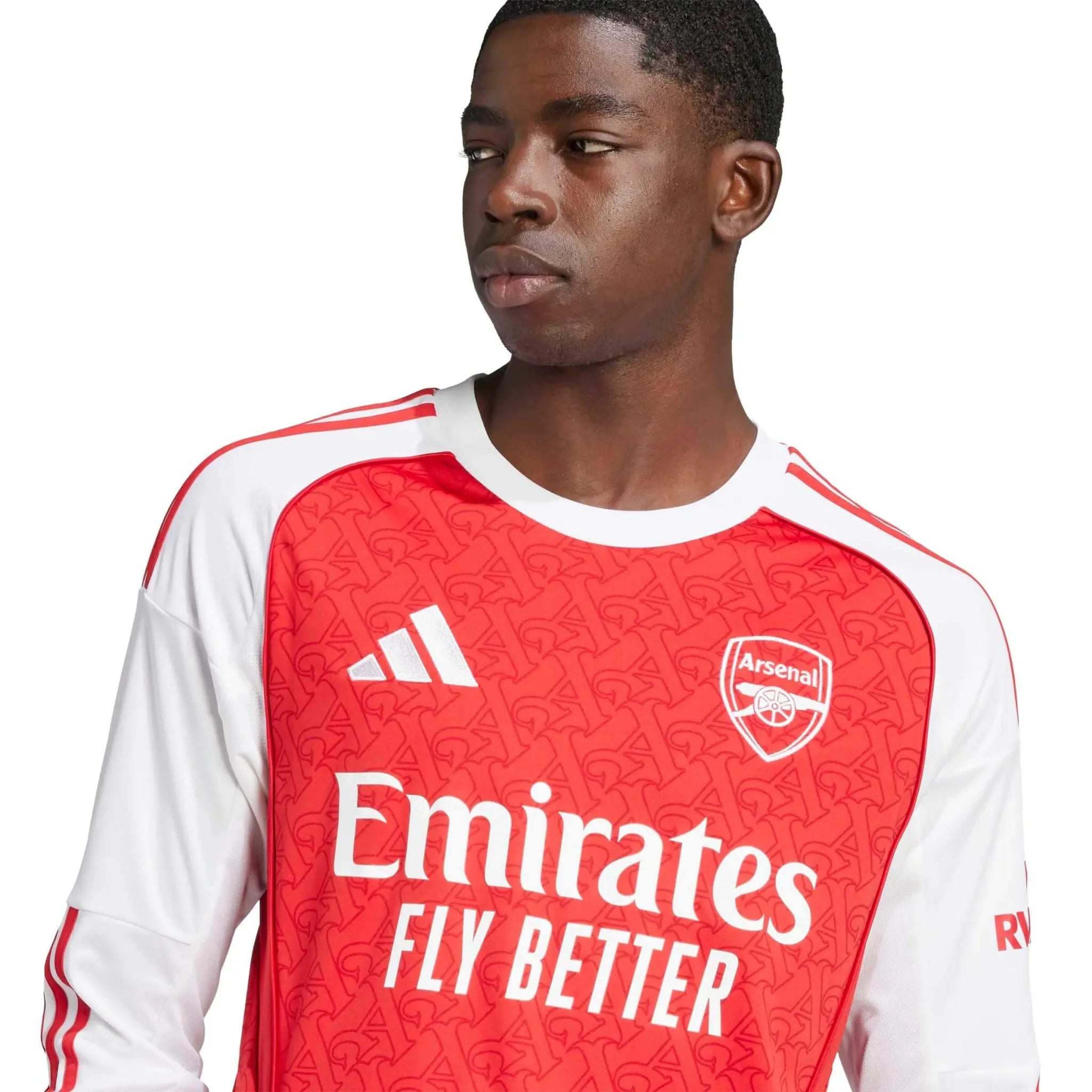 adidas 2025-26 Arsenal Men's Stadium Home Long-Sleeve Soccer Jersey