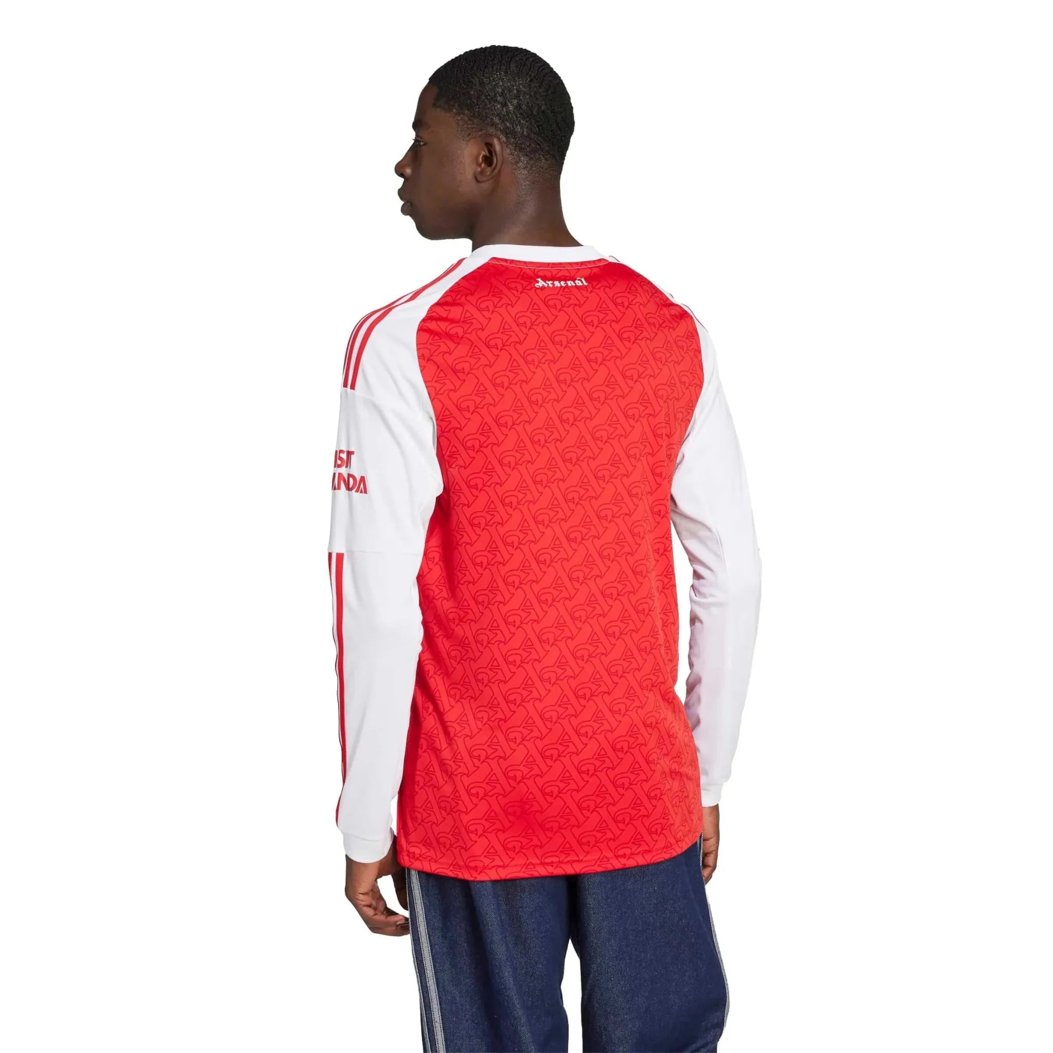adidas 2025-26 Arsenal Men's Stadium Home Long-Sleeve Soccer Jersey