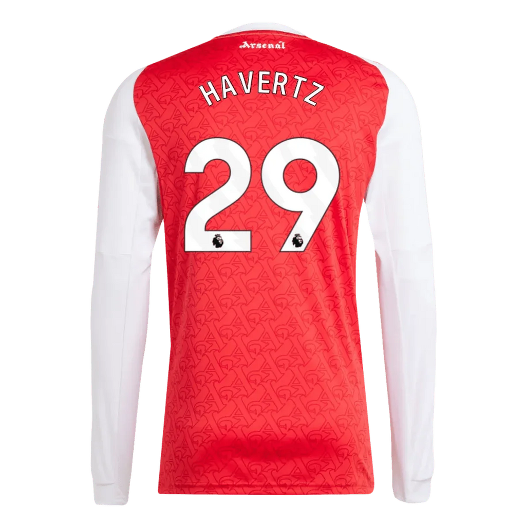 adidas 2025-26 Arsenal Men's Stadium Home Long-Sleeve Soccer Jersey