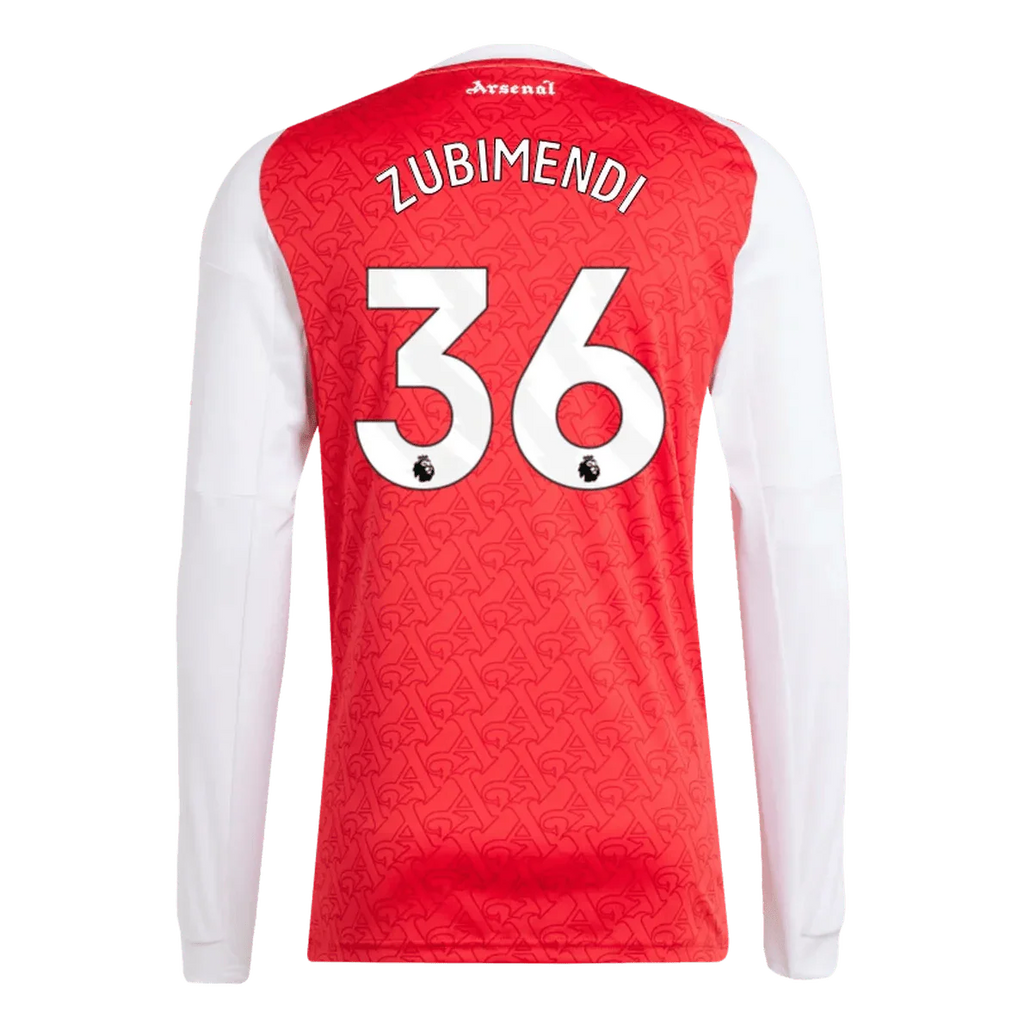 adidas 2025-26 Arsenal Men's Stadium Home Long-Sleeve Soccer Jersey