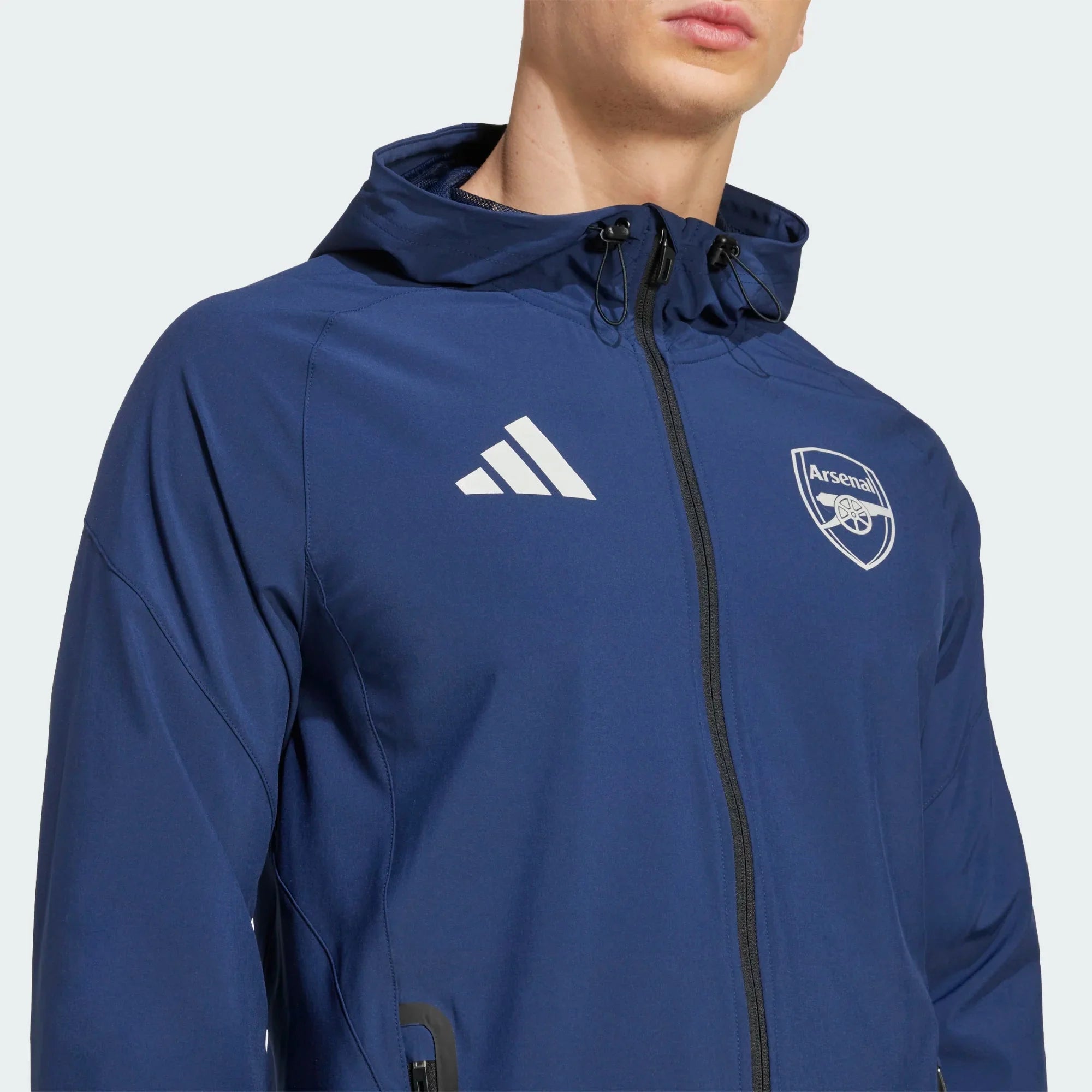 adidas 2025-26 Arsenal Men's Tiro 25 Competition Vis Tech Travel Jacket