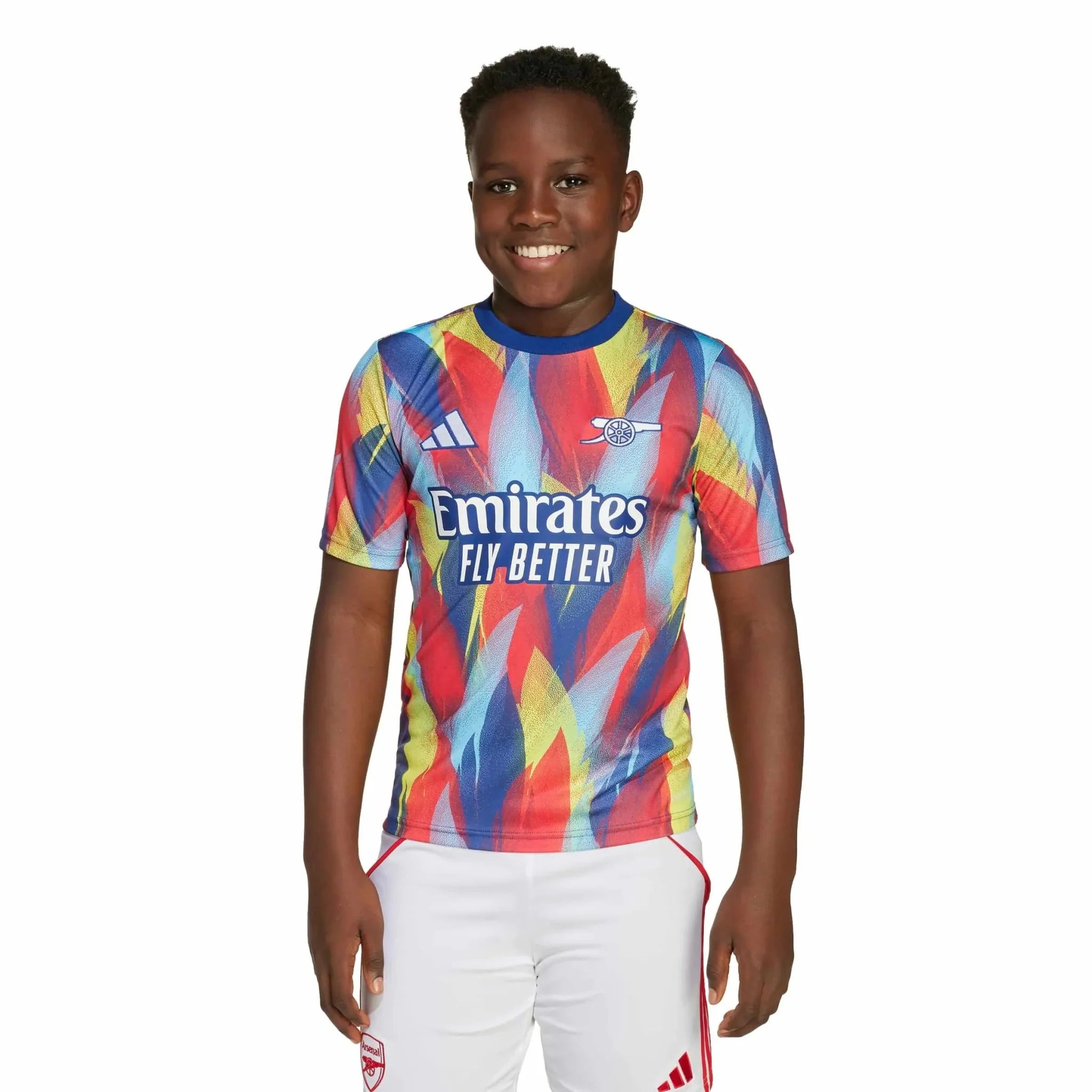 adidas 2025-26 Arsenal Youth Pre-Match Soccer Jersey