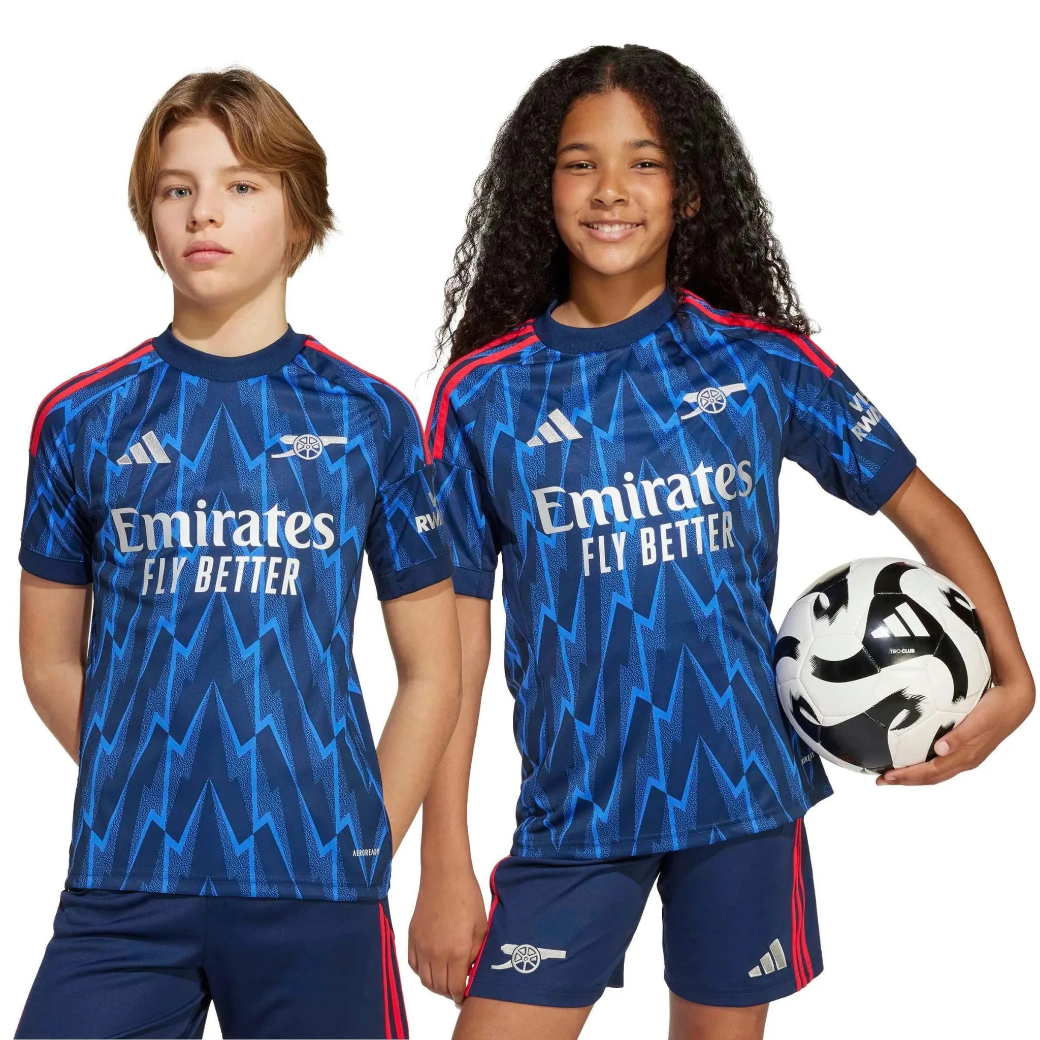 adidas 2025-26 Arsenal Youth Stadium Away Soccer Jersey