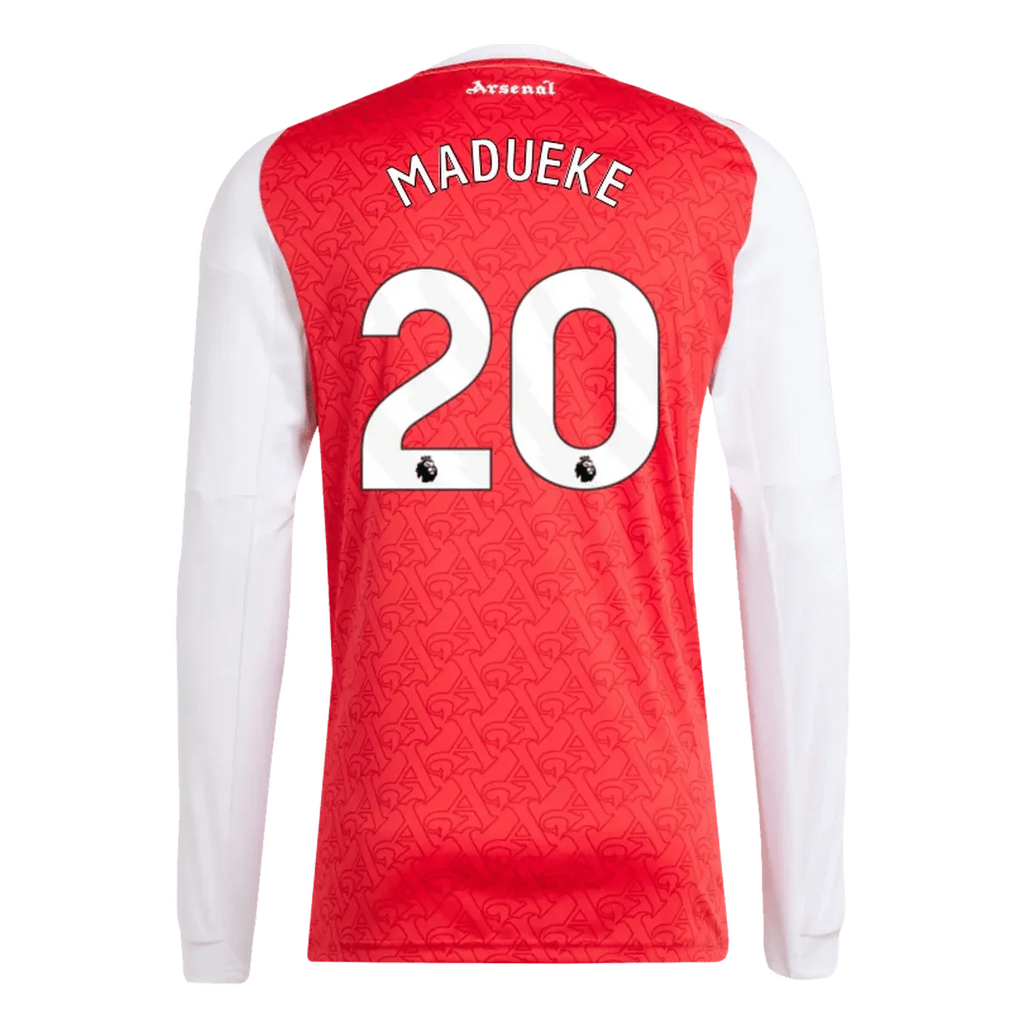 adidas 2025-26 Arsenal Youth Stadium Home Long-Sleeve Soccer Jersey