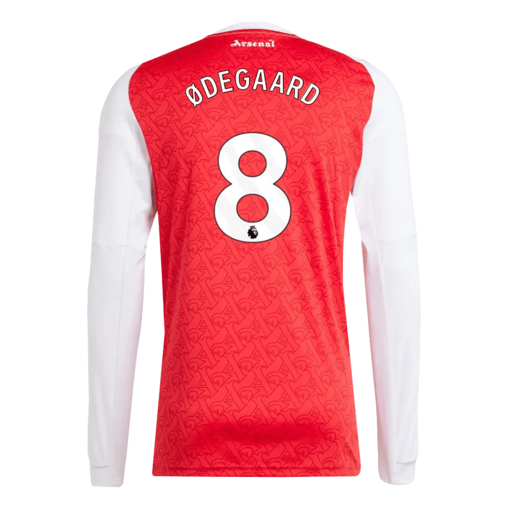 adidas 2025-26 Arsenal Youth Stadium Home Long-Sleeve Soccer Jersey
