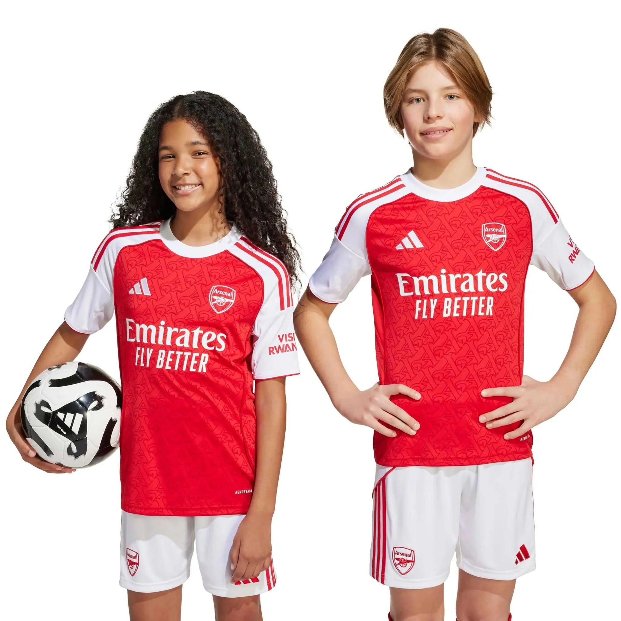 adidas 2025-26 Arsenal Youth Stadium Home Soccer Jersey