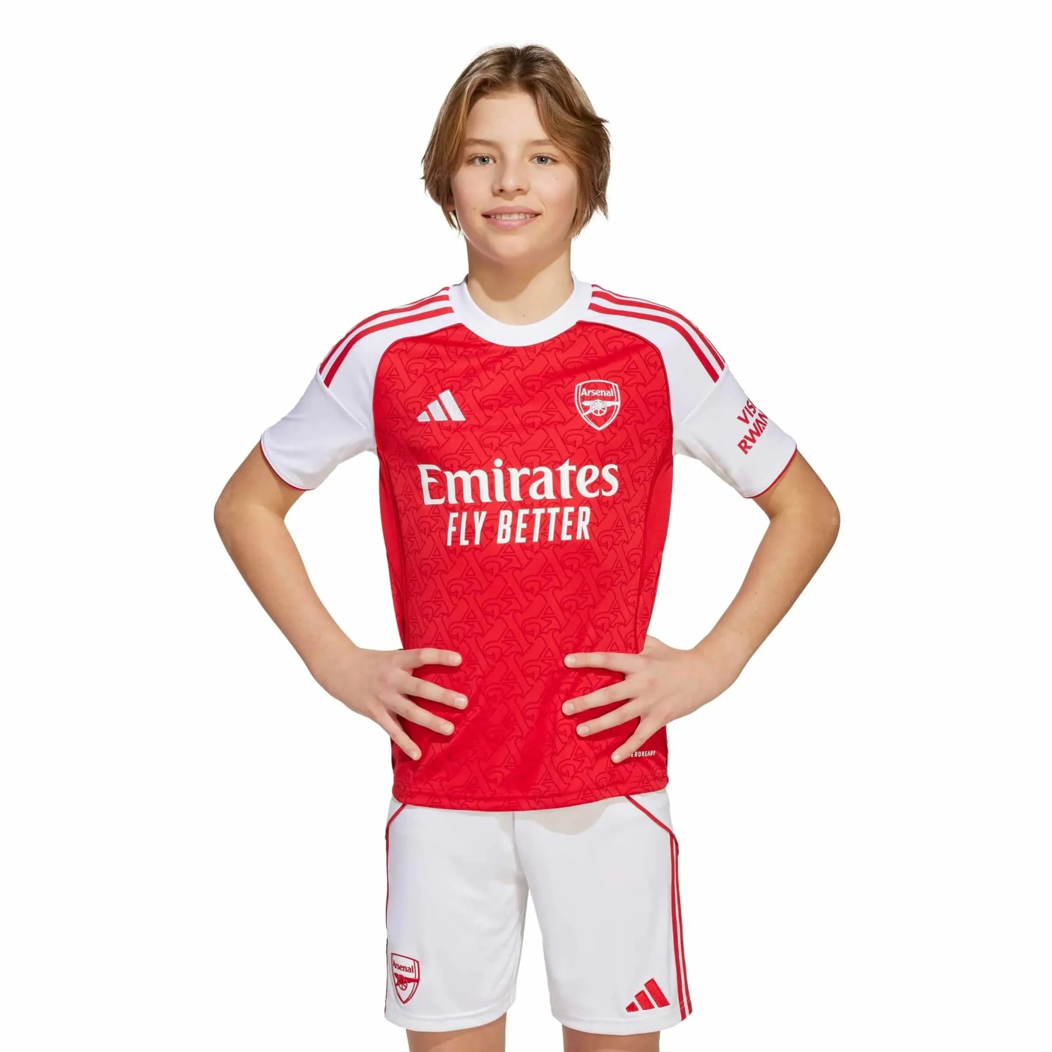 adidas 2025-26 Arsenal Youth Stadium Home Soccer Jersey