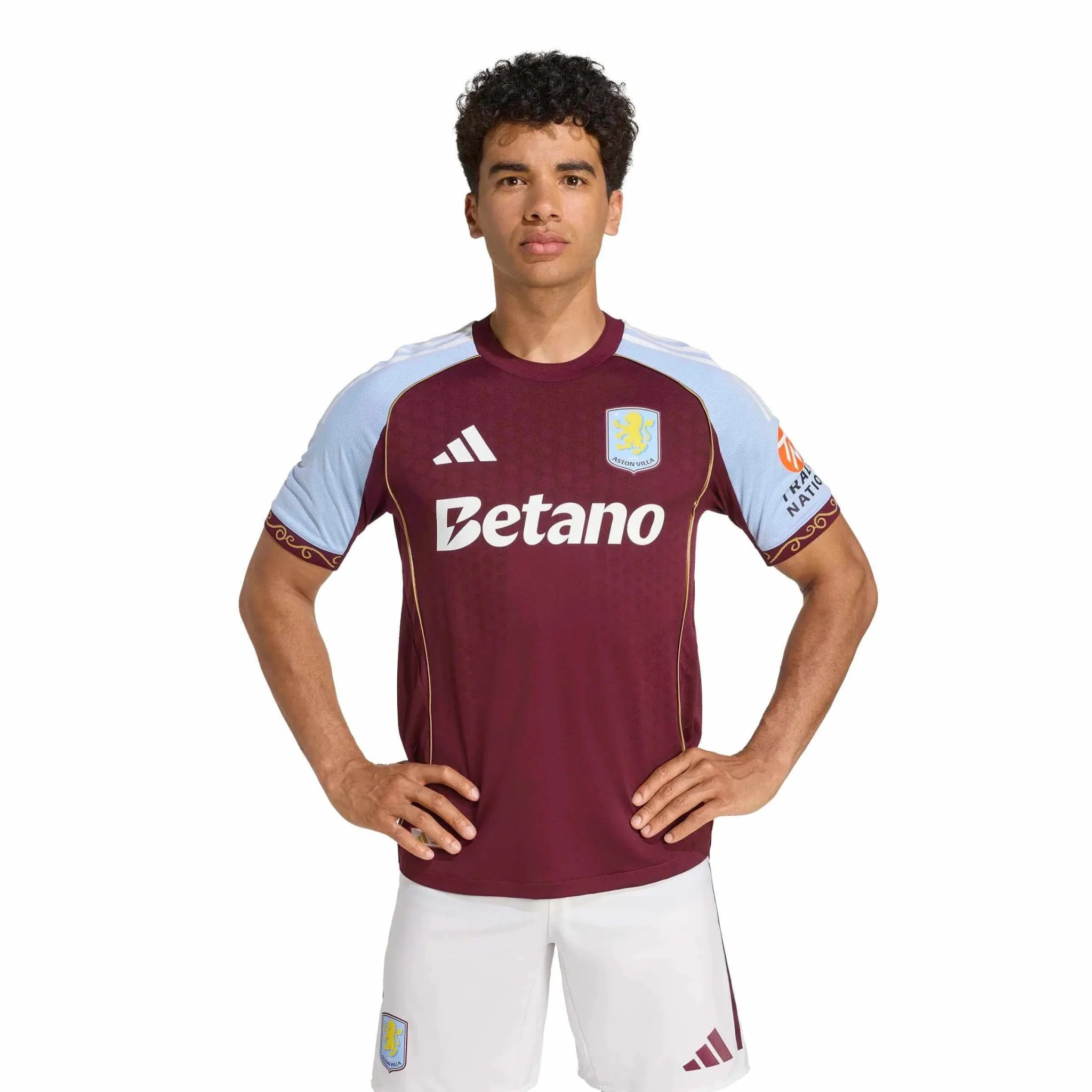 adidas 2025-26 Aston Villa Men's Authentic Home Soccer Jersey