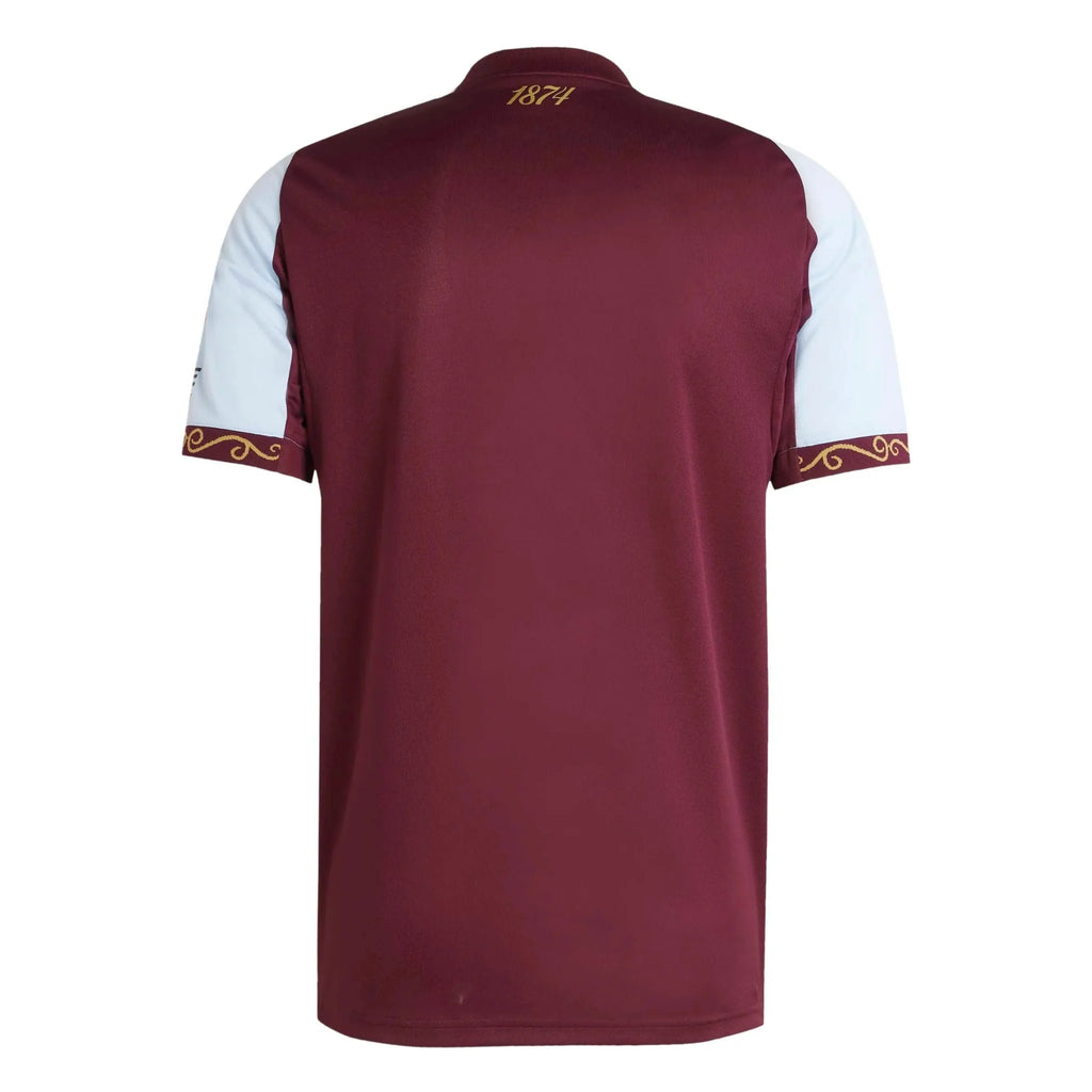 adidas 2025-26 Aston Villa Men's Stadium Home Soccer Jersey