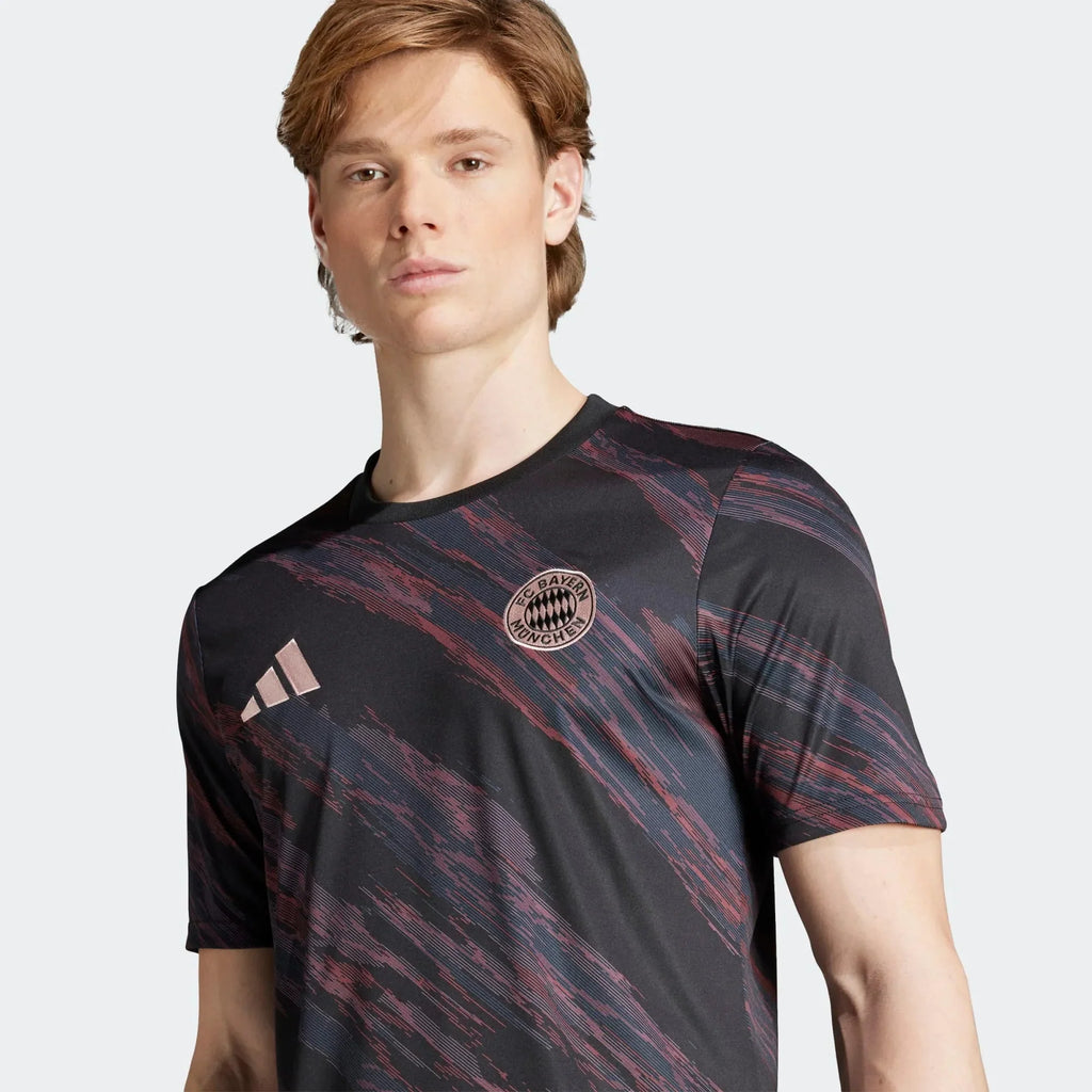 adidas 2025-26 Bayern Munich Men's Pre-Match Soccer Jersey