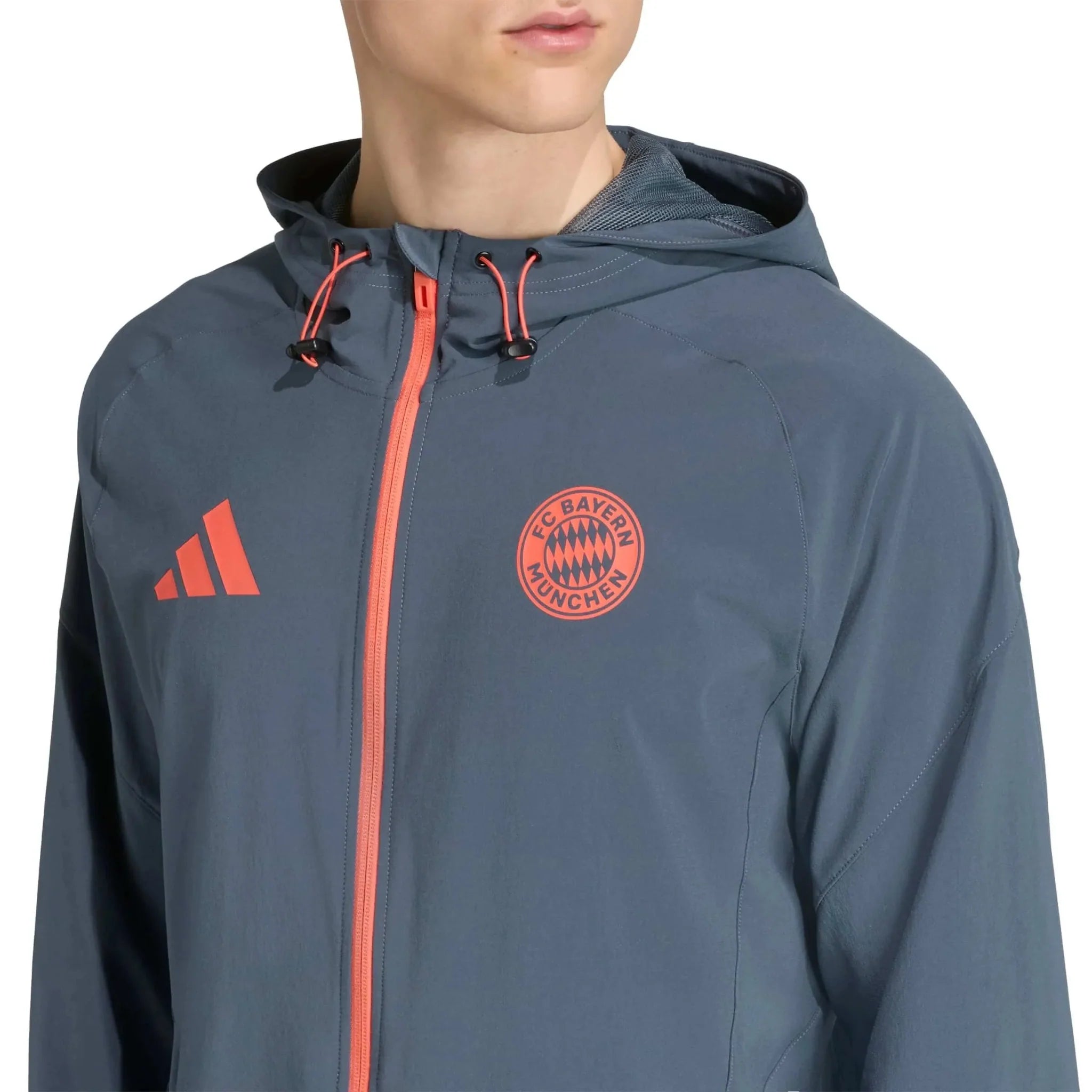 adidas 2025-26 Bayern Munich Men's Tiro 25 Competition Vis Tech Travel Jacket