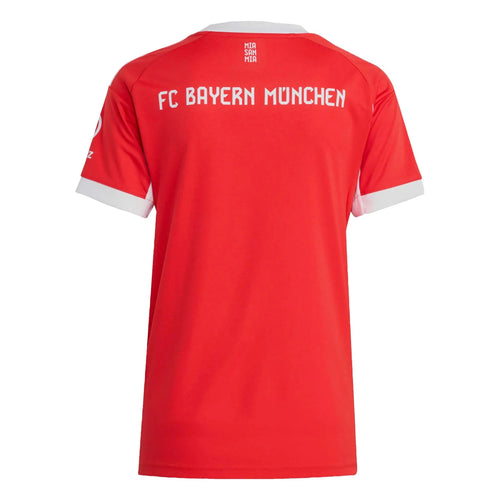 adidas 2025-26 Bayern Munich Women's Stadium Home Soccer Jersey