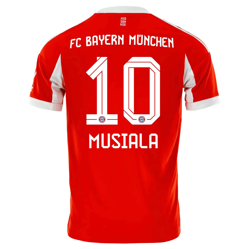 adidas 2025-26 Bayern Munich Youth Stadium Home Soccer Jersey