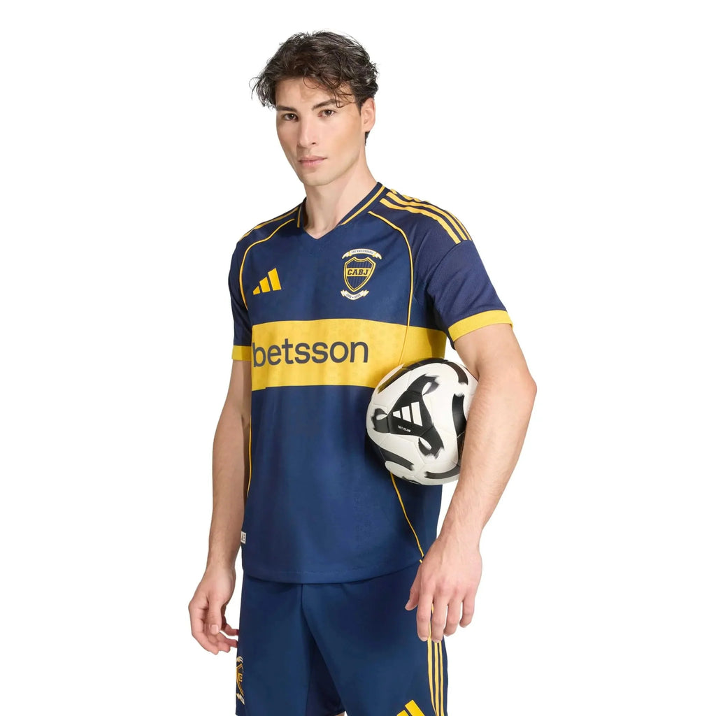 adidas 2025-26 Boca Juniors Men's Authentic Home Soccer Jersey